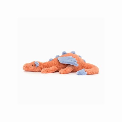 Jellycat Persimmon Dragon UK | 32918OCYH